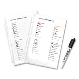 Top Load Sheet Protector, Heavyweight, 8.5 X 5 1-2, Clear, 25-pack