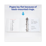 Heavy-duty View Binder With Durahinge And Locking One Touch Ezd Rings, 3 Rings, 5" Capacity, 11 X 8.5, White