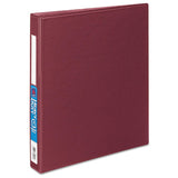 Heavy-duty Non-view Binder With Durahinge And Locking One Touch Ezd Rings, 3 Rings, 4" Capacity, 11 X 8.5, Maroon