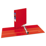 Heavy-duty Non-view Binder With Durahinge And One Touch Ezd Rings, 3 Rings, 1.5" Capacity, 11 X 8.5, Red