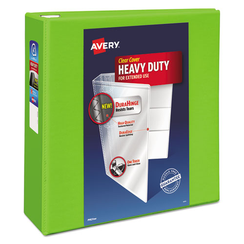 Heavy-duty View Binder With Durahinge And Locking One Touch Ezd Rings, 3 Rings, 4