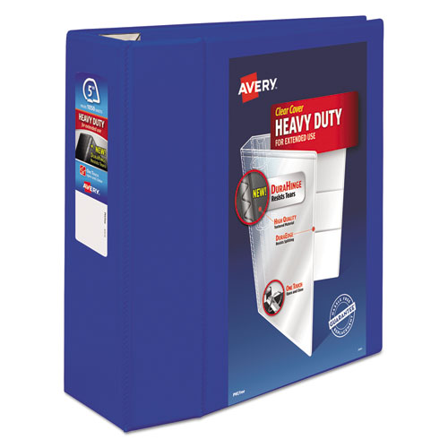Heavy-duty View Binder With Durahinge And Locking One Touch Ezd Rings, 3 Rings, 5
