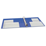 Heavy-duty Non-view Binder With Durahinge And One Touch Ezd Rings, 3 Rings, 1" Capacity, 11 X 8.5, Blue