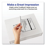 Shipping Labels W- Trueblock Technology, Inkjet Printers, 5.5 X 8.5, White, 2-sheet, 25 Sheets-pack