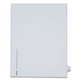 Preprinted Legal Exhibit Side Tab Index Dividers, Allstate Style, 10-tab, 3, 11 X 8.5, White, 25-pack