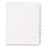 Preprinted Legal Exhibit Side Tab Index Dividers, Allstate Style, 10-tab, I To X, 11 X 8.5, White, 1 Set