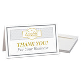 Half-fold Greeting Cards, Inkjet, 5 1-2 X 8.5, Matte White, 30-box W-envelopes