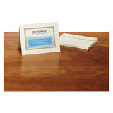 Embossed Note Cards, Inkjet, 4 1-4 X 5 1-2, Matte Ivory, 60-pk W-envelopes