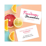 Printable Microperforated Business Cards With Sure Feed Technology, Inkjet, 2 X 3.5, White, Matte, 250-pack