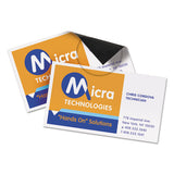 Magnetic Business Cards, 2 X 3 1-2, White, 10-sheet, 30-pack