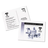 Photo-quality Glossy Postcards For Inkjet Printers, 4 1-4 X 5 1-2, White, 100-pk