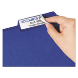 Removable File Folder Labels With Sure Feed Technology, 0.94 X 3.44, White, 18-sheet, 25 Sheets-pack