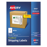 Shipping Labels With Trueblock Technology, Inkjet Printers, 8.5 X 11, White, 100-box