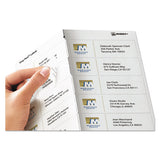Matte Clear Easy Peel Mailing Labels W- Sure Feed Technology, Inkjet Printers, 1.33 X 4, Clear, 14-sheet, 25 Sheets-pack