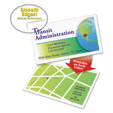 True Print Clean Edge Business Cards, Inkjet, 2 X 3 1-2, White, 1000-box