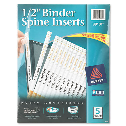 Binder Spine Inserts, 1-2