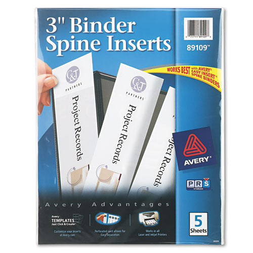 Binder Spine Inserts, 3