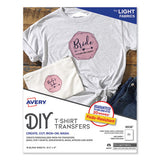 Fabric Transfers, 8.5 X 11, White, 18-pack