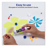 Permanent Glue Stic Value Pack, 1.27 Oz, Applies Purple, Dries Clear, 6-pack