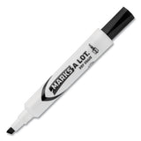 Marks A Lot Desk-style Dry Erase Marker Value Pack, Broad Chisel Tip, Black, 36-pack