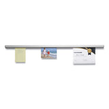 Grip-a-strip Display Rail, 12 X 1 1-2, Aluminum Finish