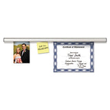 Grip-a-strip Display Rail, 48 X 1 1-2, Aluminum Finish