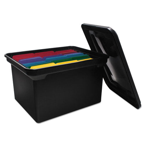 File Tote With Lid, Letter-legal Files, 14.13