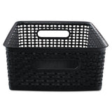 Weave Bins, 14.25 X 10.25 X 4.75, Black, 2-pack