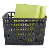 Weave Bins, 13.88 X 10.5 X 8.75, Black, 2-pack