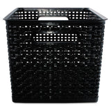 Weave Bins, 13.88 X 10.5 X 8.75, Black, 2-pack