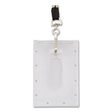 Clear Id Card Holder, Vertical, 2 5-16" X 3 11-16", 25-pk