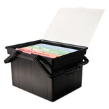 Companion Portable File, Letter-legal Files, 17" X 14" X 11", Black