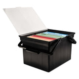 Companion Portable File, Letter-legal Files, 17" X 14" X 11", Black