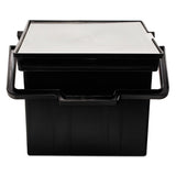 Companion Portable File, Letter-legal Files, 17" X 14" X 11", Black