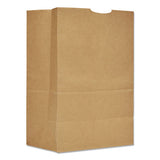 Grocery Paper Bags, 50 Lbs Capacity, #20, 8.25"w X 5.94"d X 16.13"h, Kraft, 500 Bags