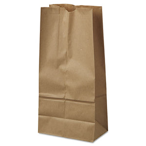 Grocery Paper Bags, 40 Lbs Capacity, #16, 7.75"w X 4.81"d X 16"h, Kraft, 500 Bags