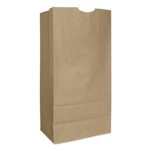 Grocery Paper Bags, 57 Lbs Capacity, #16, 7.75"w X 4.81"d X 16"h, Kraft, 500 Bags