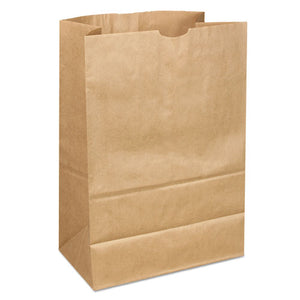 Grocery Paper Bags, 40 Lbs Capacity, 1-6 40-40#, 12"w X 7"d X 17"h, Kraft, 400 Bags