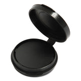 Fingerprint Ink Pad, 1 1-2" Diameter, Black