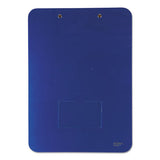 Unbreakable Recycled Clipboard, 1-4" Capacity, 8 1-2 X 11, Blue