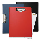 Portfolio Clipboard With Low-profile Clip, 1-2" Capacity, 8 1-2 X 11, Red