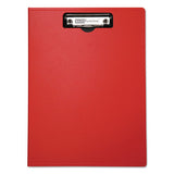 Portfolio Clipboard With Low-profile Clip, 1-2" Capacity, 8 1-2 X 11, Red