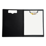 Portfolio Clipboard With Low-profile Clip, 1-2" Capacity, 8 1-2 X 11, Blue