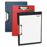 Portfolio Clipboard With Low-profile Clip, 1-2" Capacity, 11 X 8 1-2, Black