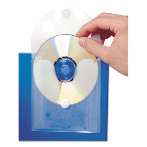 Cd Pocket, Clear-white, 5-pack