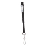 Safety Breakaway Lanyard With Hook, 36", Black