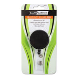 Heavy Duty Id Card Reel, 30" Extension, Black-chrome