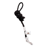 Rope Lanyard With Hook, 36", Nylon, Black