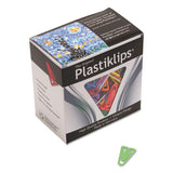 Plastiklips Paper Clips, Medium (no. 4), Assorted Colors, 500-box