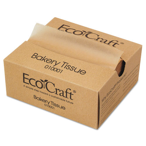 Ecocraft Interfolded Dry Wax Deli Sheets, 6 X 10 3-4, Natural,1000-box, 10 Bx-ct